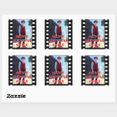Guide de survie vidéo Sticker Carré Mascot (Feuille)