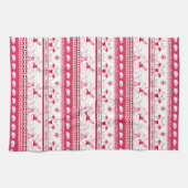 Guide Dog Tale Shepherd Patroon - Rood - Theedoek (Horizontaal)