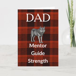 Guide du mentor pour carte papa - Carreaux rouges