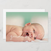 Guide du script mûr carte photo de proposition par (Devant / Derrière)