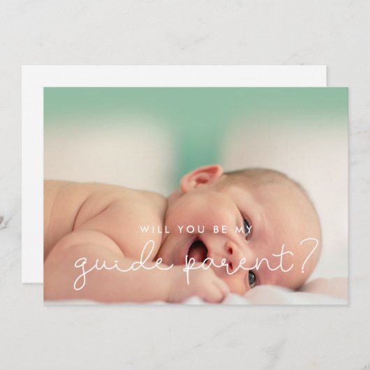 Guide du script mûr carte photo de proposition par (Devant / Derrière)