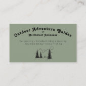 Guide extérieur personnalisé Cartes de visite - Ve (Devant)