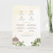 Guide mariage indien & Programme de cérémonie hind (Dos)