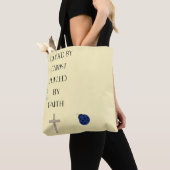 Guidé par le Christ Alimenté par la Foi Sac à main (De près)