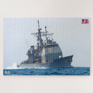 GUIDED-MISSILE CRUISER - CG-61 (20x30 INCH) Legpuzzel