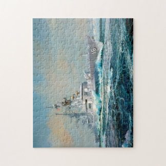 Guided Missile Cruiser USS Leahy (CG 16) Legpuzzel