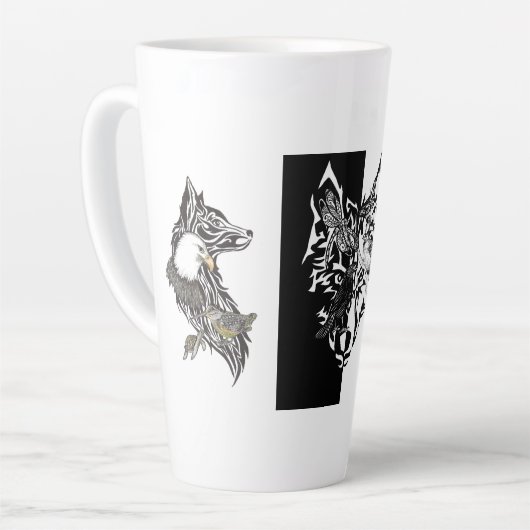Guides animaux Latte Mug (Angle gauche)