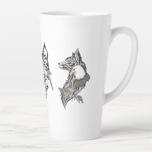 Guides animaux Latte Mug (Droite)