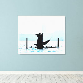 GUIDING HAND Stretched Canvas afdrukken