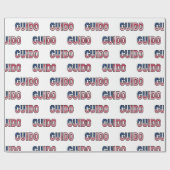 Guido Prénom Nom US Papier cadeau (Plat)