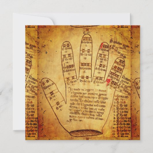 Guidonian Hand (eind 15e eeuw) (Voorkant)
