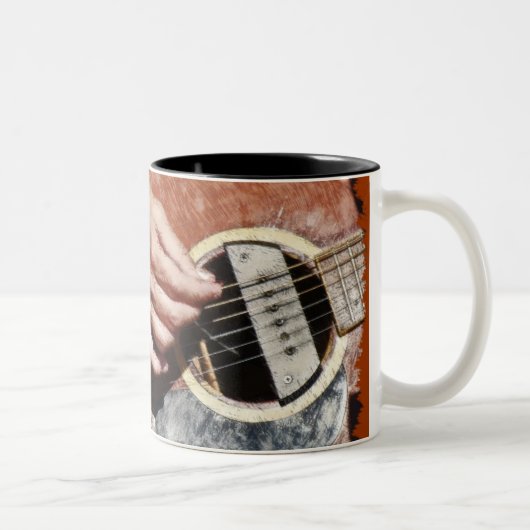GUIITAR JOUEUR Musique Lover Mugs (Droit)