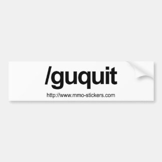 Guild ontslag bumpersticker