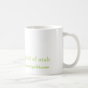 Guilde en verre d'art de tasse de café de l'Utah