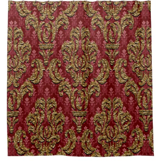 Guildhall Hannah Ultra Chic Damask Douchegordijn (Voorkant)