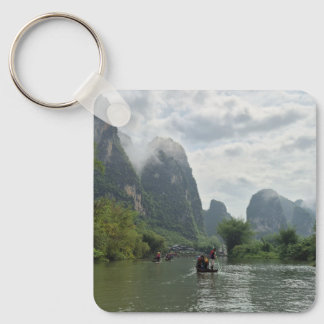 Guilin, China 2-zijdige sleutelhanger