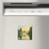 Guilin China Li River Travel Magneet (Insitu (Vaatwasser))