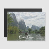 Guilin, China Magnet Card (Devant / Derrière)