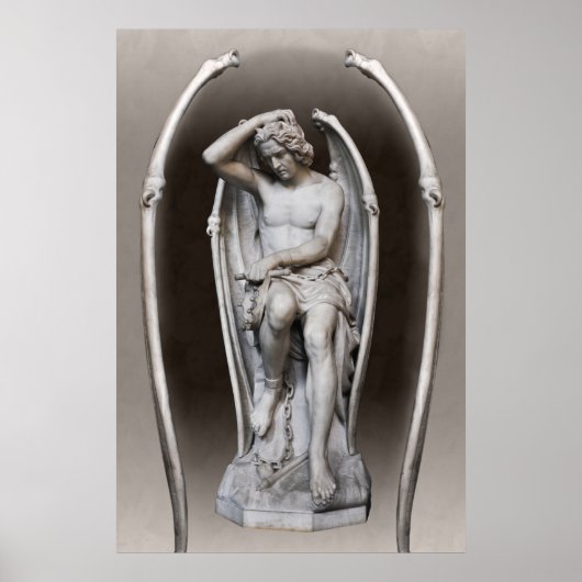 Guillaume Geefs Lucifer CC0286 Poster 36 in 91 cm (Voorkant)