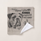 Guillaume vintage de Bulldog (Gant de toilette)