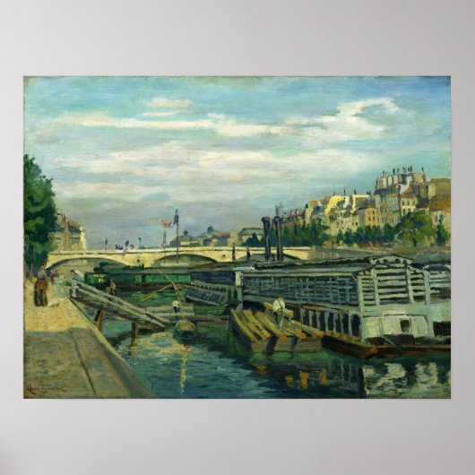 Guillaumin - de brug van Louis Philippe Poster (Voorkant)