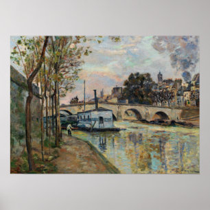 Guillaumin - de Seine in Parijs 1874 Poster