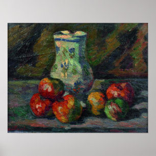 Guillaumin - stilstaand leven met appels 1880 poster