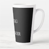 Guillemet Motivation noir et blanc Imprimer Mug en (Droite)