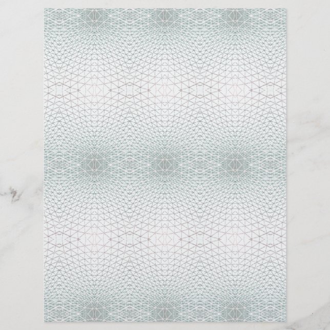 Guilloché Security Check Background Symmetry (Voorkant)