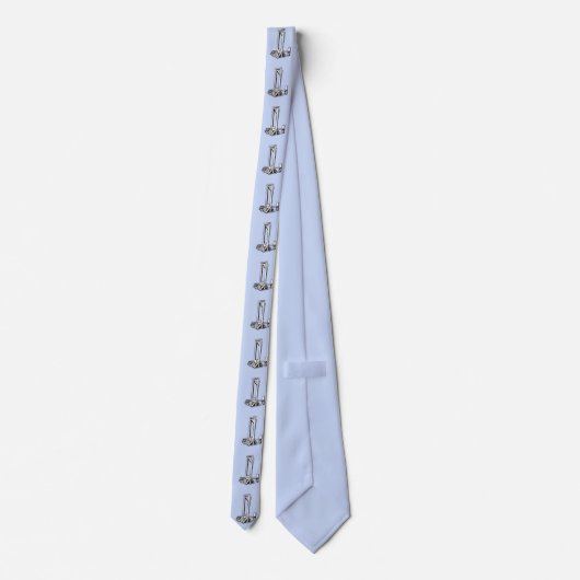 Guillotine Stropdas (Achterkant)