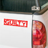 Guilty Stamp Bumpersticker (Op Truck)
