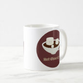 Guimauves dans la tasse de chocolat chaud avec des (Devant droit)