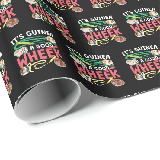 Guinea Be a Good Wheek - Guinee Pig Pun Cadeaupapier (Rol Hoek)