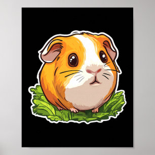 Guinea G Schattige Dieren Guinea G Comfort Kleuren Poster