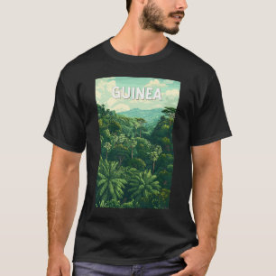 Guinea Illustratie Reis Kunst Vintage T-shirt
