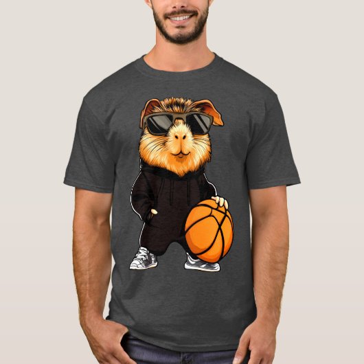 Guinea pig basketball T-Shirt (Devant)