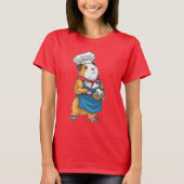 Guinea pig Chef Bowl Cook T-shirt (Voorkant)
