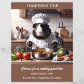 Guinea Pig Chef Flyer (Voorkant)