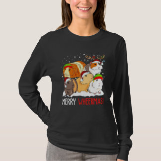Guinea Pig Christmas Merry Wheekmas  Guinea Pigs T-shirt