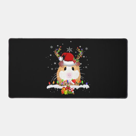 Guinea Pig Christmas Reindeer Christmas Lights (Recto)