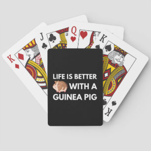 Guinea Pig Lover Pokerkaarten