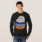 Guinea Pig M C Wheeker Wheeking Cavy T-shirt (Voorkant volledig)