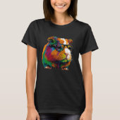 Guinea Pig Mom Dad Piggy Chew Cage 2 T-shirt (Voorkant)