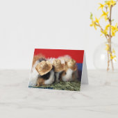 Guinea Pig Note Card Kaart (Gele Bloem)