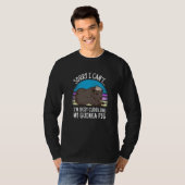 Guinea Pig Saying With Crested Guinea Pig T-shirt (Voorkant volledig)