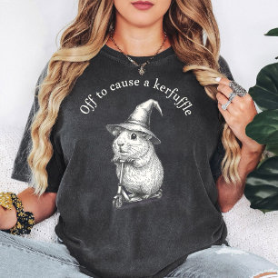 Guinea Pig Tovenaar Scooter Ophef Grappige Heks Gi T-shirt