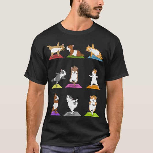 Guinea Pig Yoga _1 T-shirt (Voorkant)