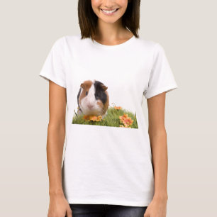 Guinea pigs on a lawn t-shirt