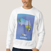 Guinea Zuid-Afrika Ski-posterprint. Trui (Voorkant)