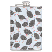 Guineafowl Fun Bird Pattern Heupfles (Voorkant)